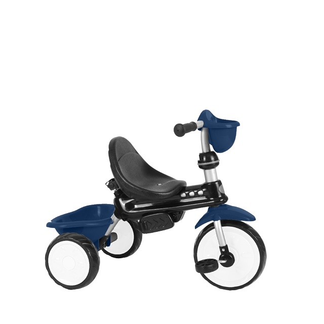 Q-Play Driewieler Comfort 4 in 1 Blauw