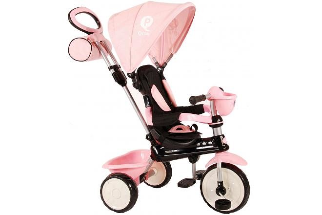 Q-Play Driewieler Comfort 4 in 1 Roze