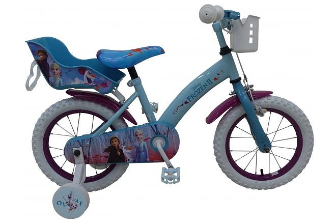 Disney kinderfets Frozen 14 inch Blauw  Blauw