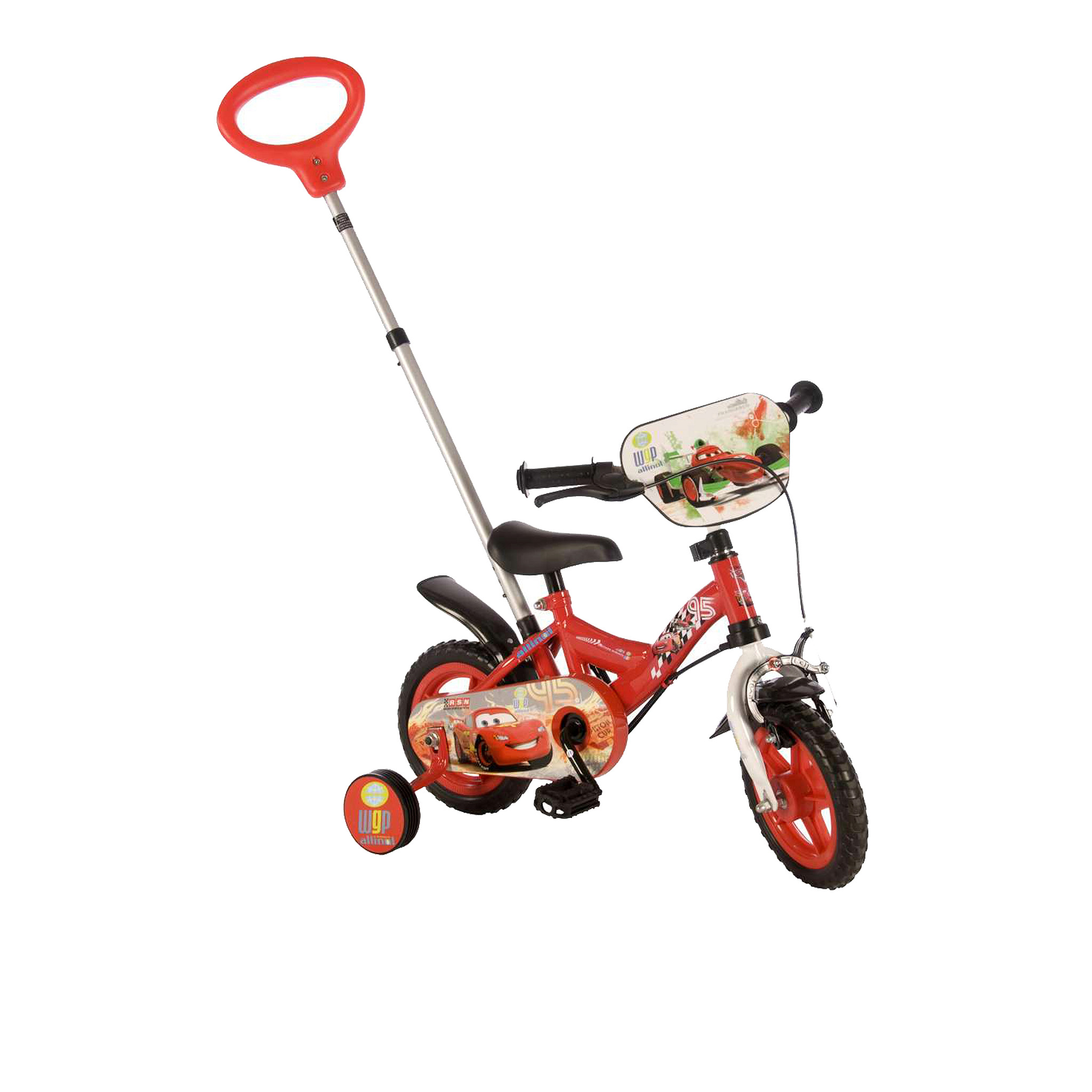 Disney Kinderfiets Cars 10 inch Rood Rood