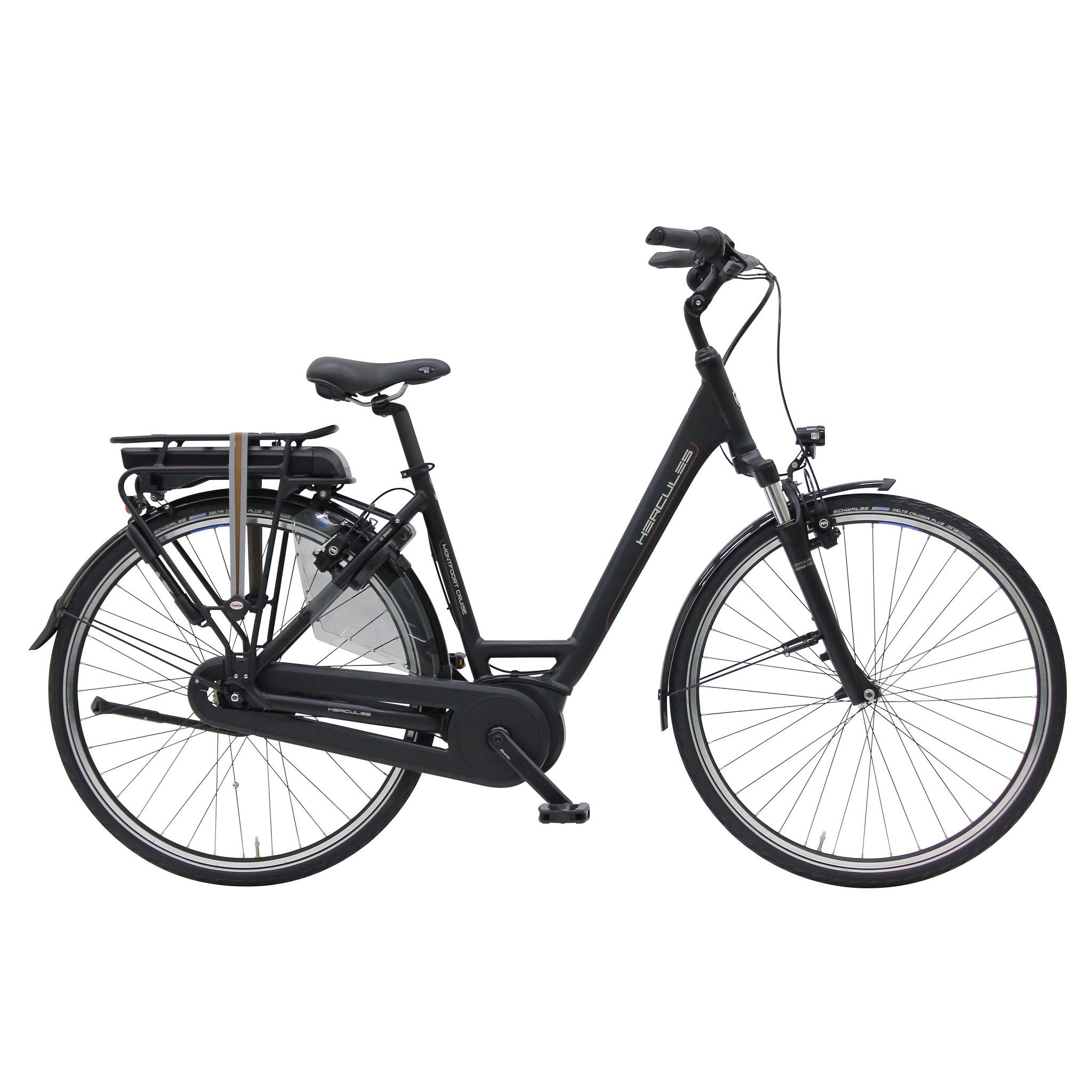 Hercules Elektrische fiets Montfoort Cruise Dames 45 cm Mat zwart... Mat zwart