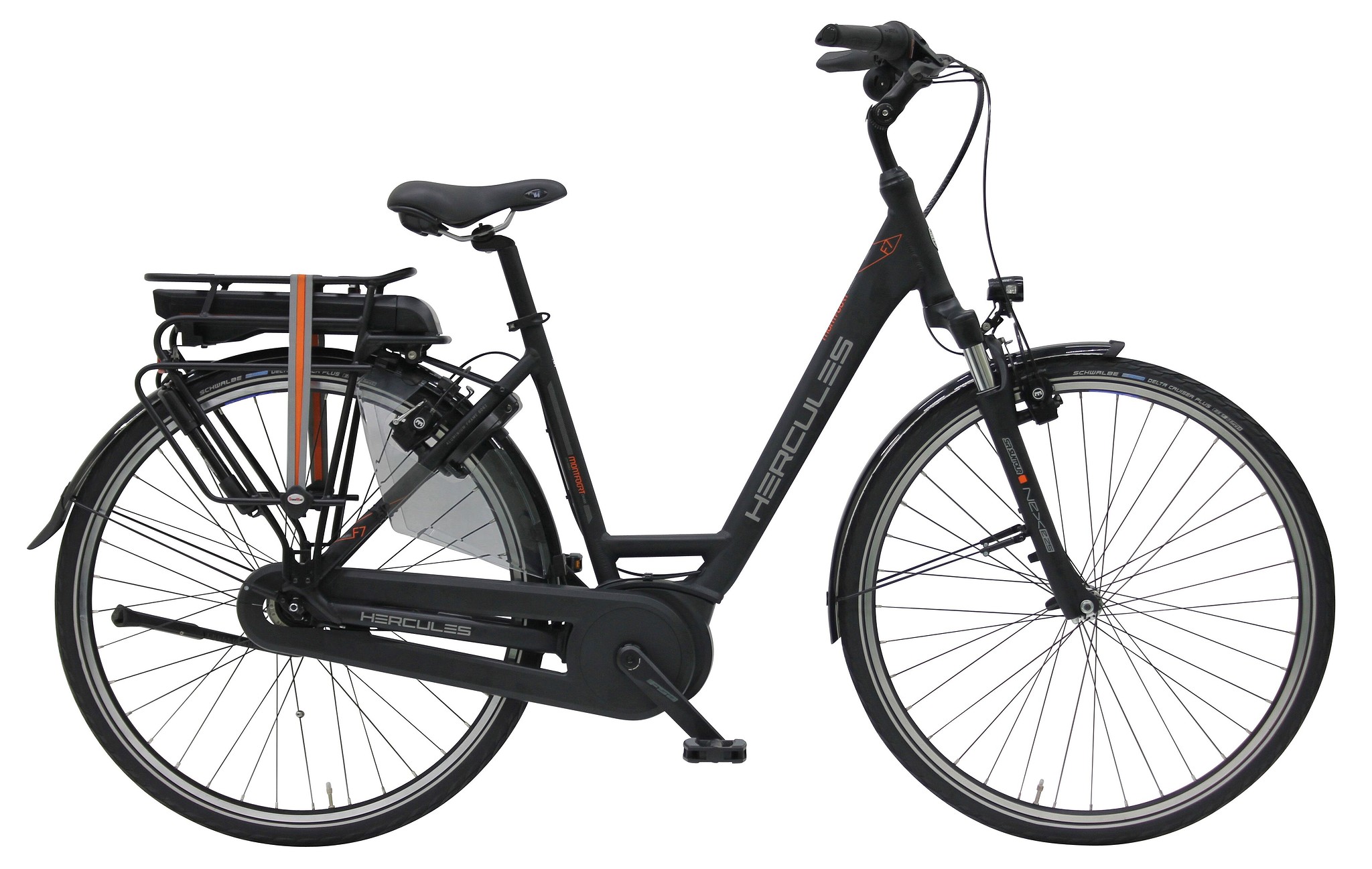 Hercules Elektrische fiets Montfoort Cruise Dames 50 cm Mat zwart... Mat zwart