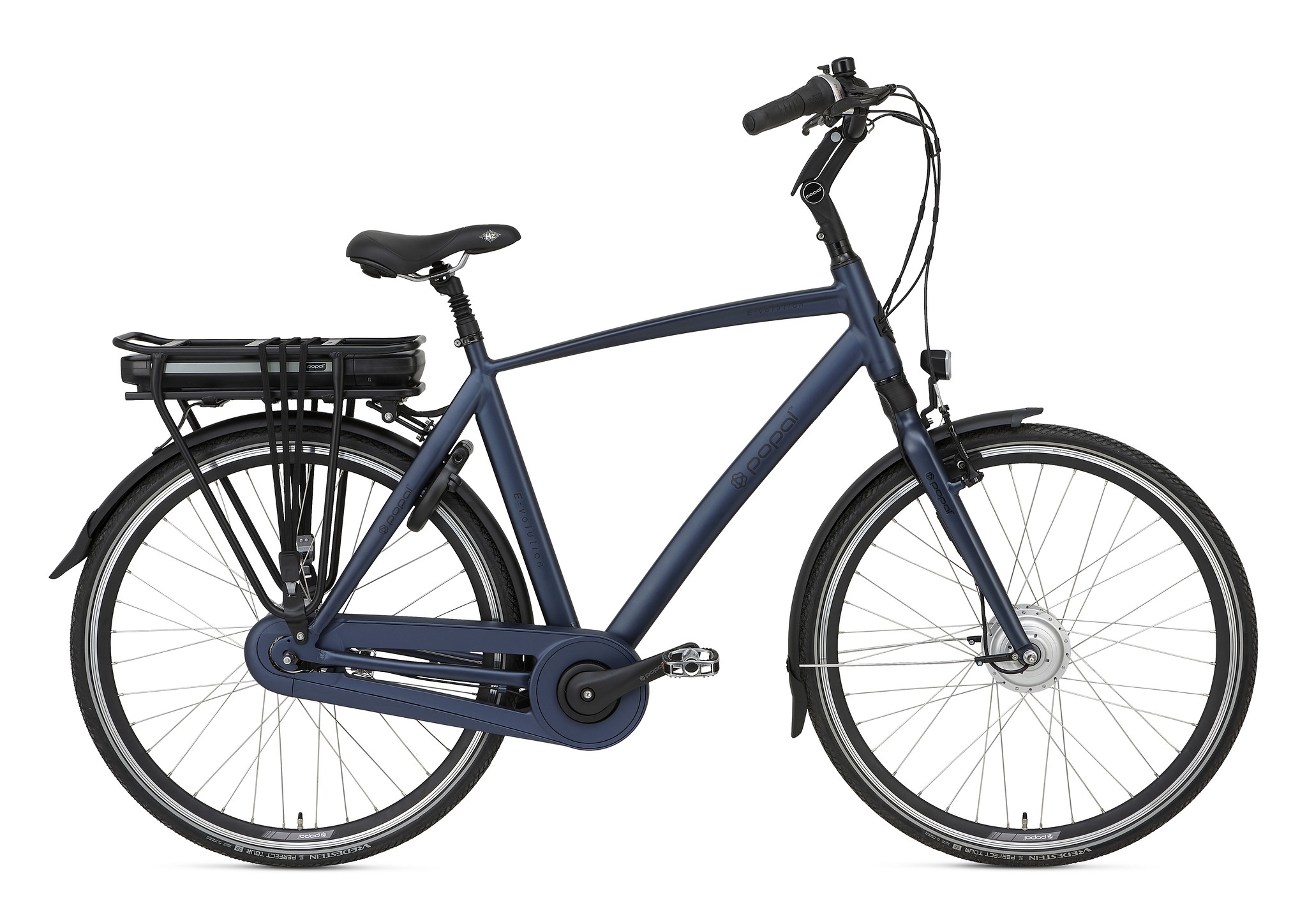 Popal Elektrische stadsfiets E-volution Heren 50 cm Mat blauw 470 Wh Blauw