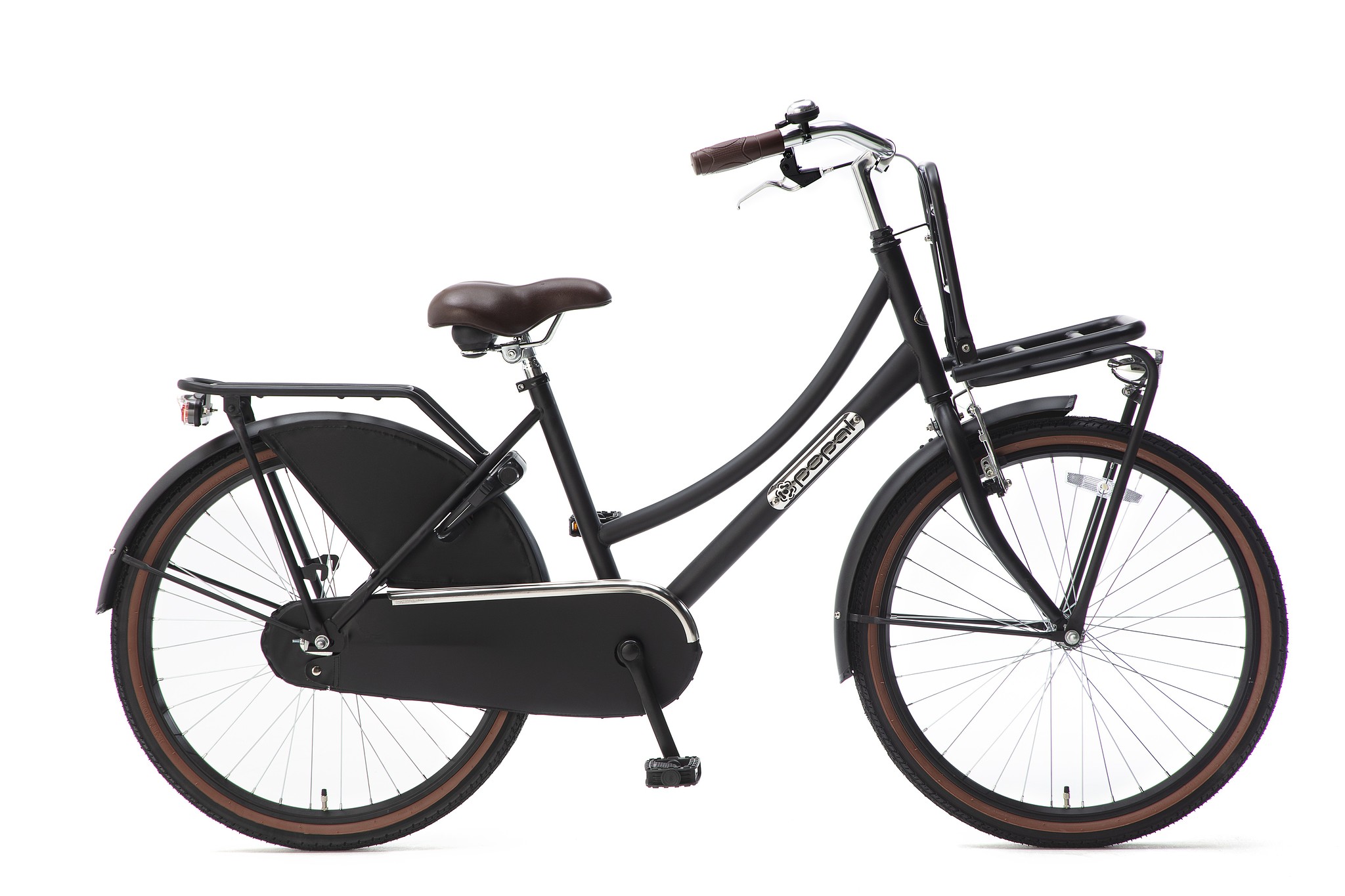 Popal Kinderfiets daily dutch 24 inch Mat zwart  Mat zwart