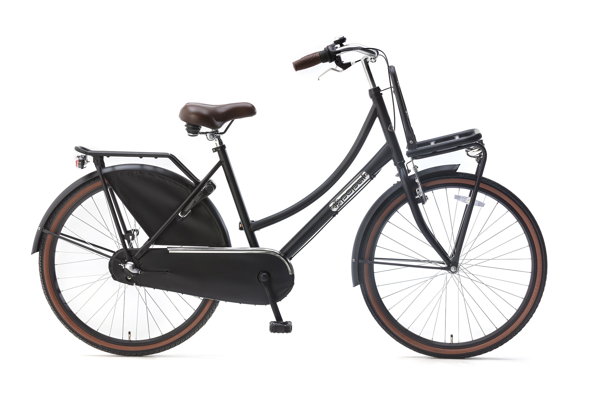 Popal Kinderfiets daily dutch N3 26 inch Mat zwart Mat zwart