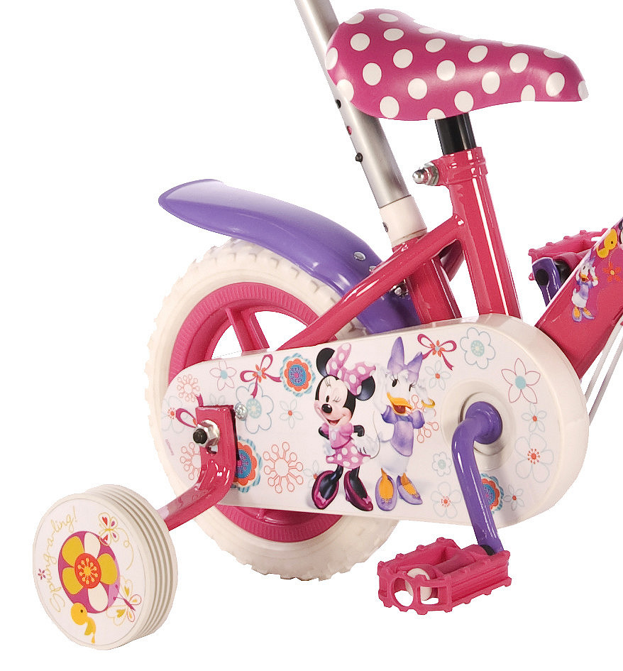 Disney Kinderfiets Minnie Bow Tique 10 inch Roze Roze