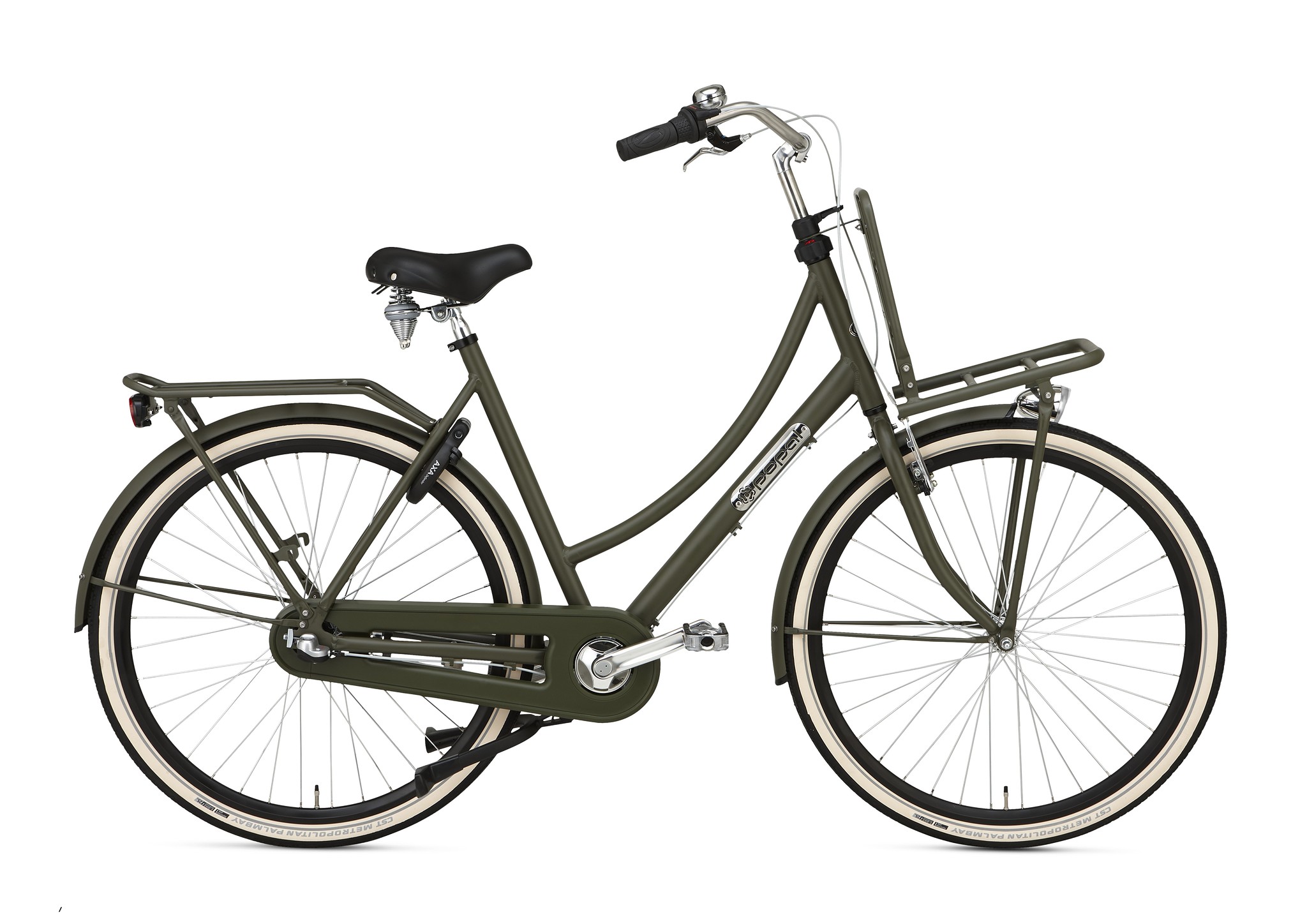 Popal Transportfiets daily dutch prestige N3 RN Dames 50 cm Leger... Leger groen