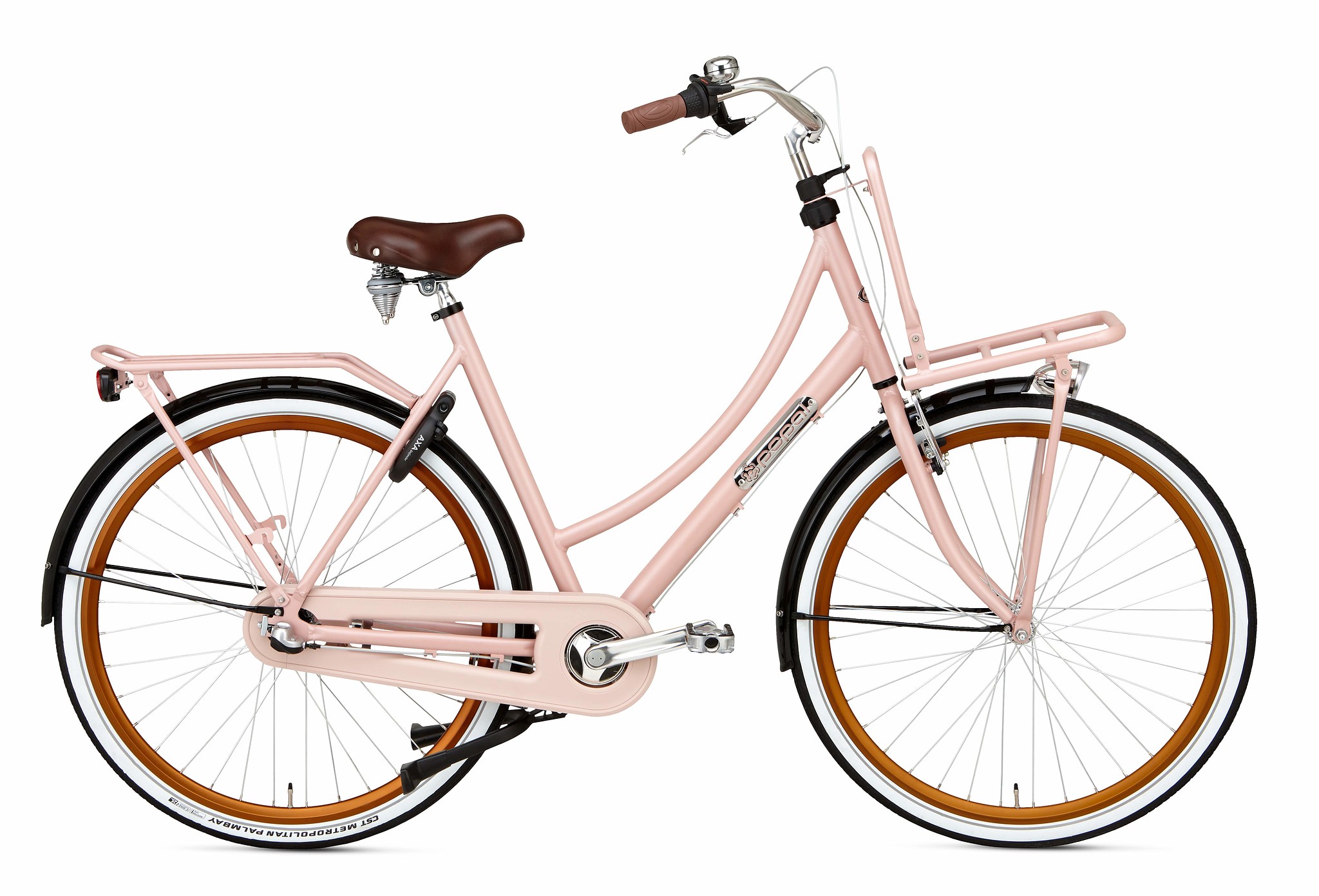 Popal Transportfiets daily dutch prestige N3 RN Dames 57 cm Roze Roze