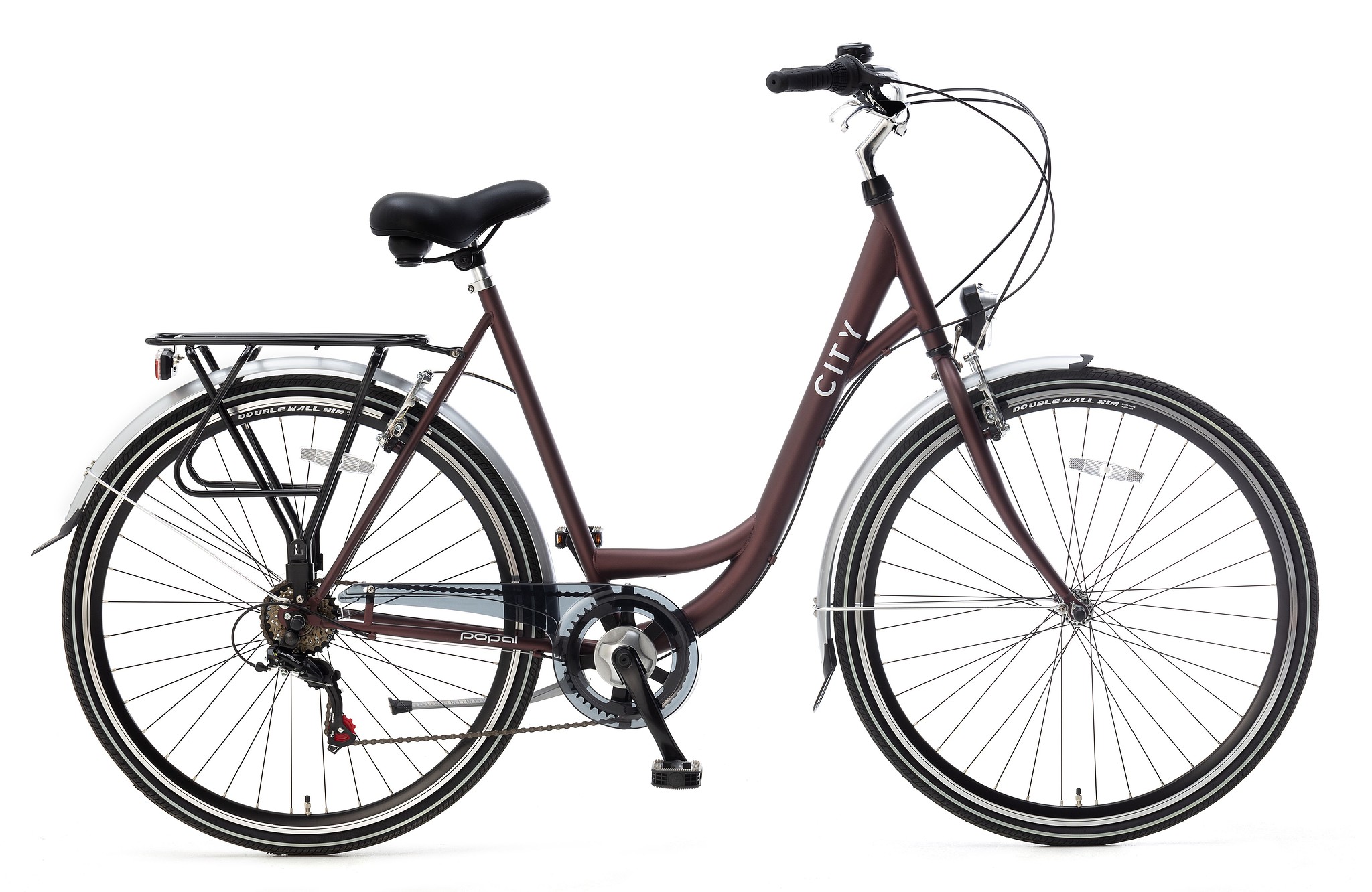 Popal Stadsfiets City 6 Speed Dames 49 cm Rood  Rood
