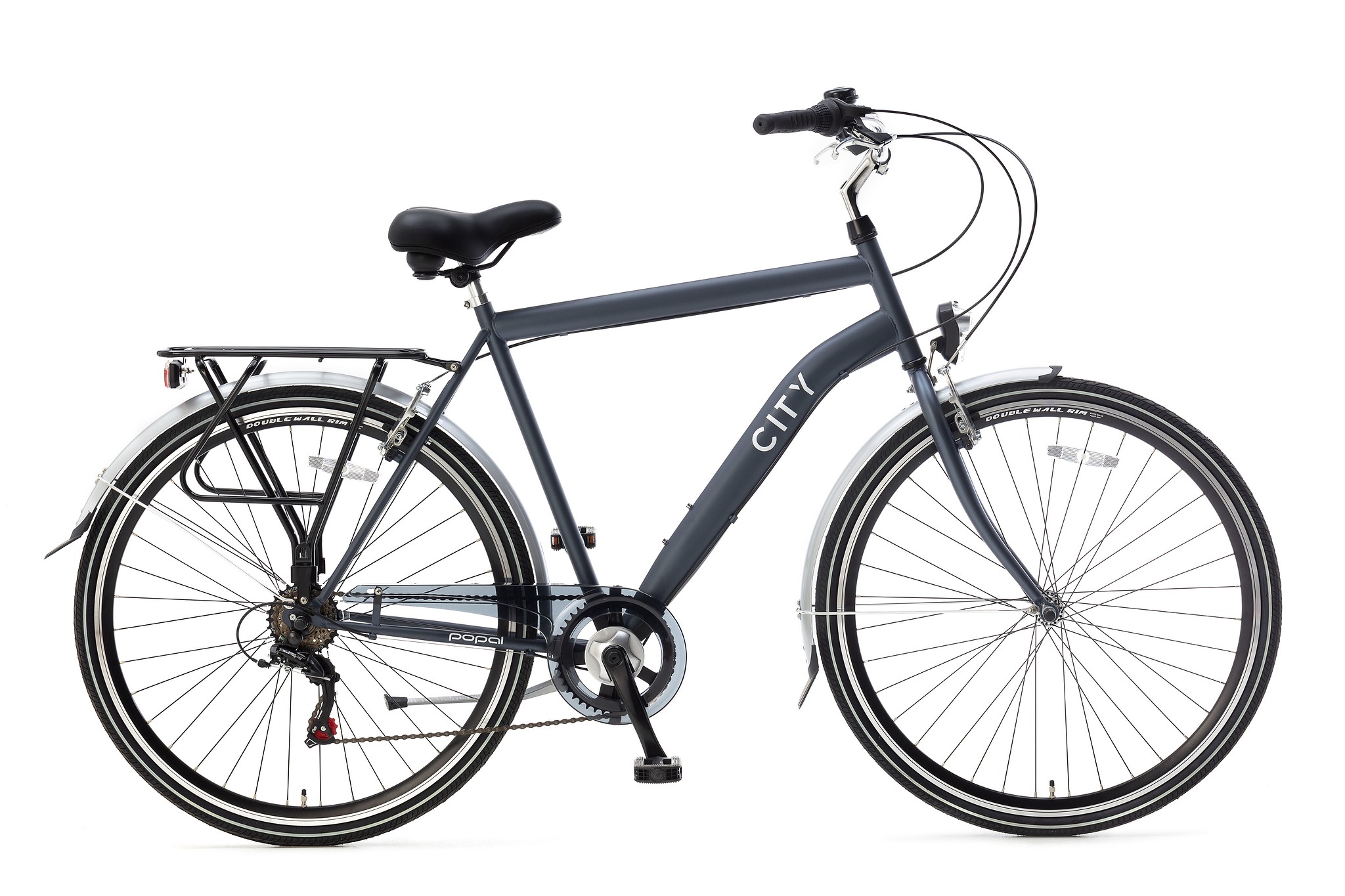 Popal Stadsfiets City 6 Speed Heren 49 cm Blauw  Blauw
