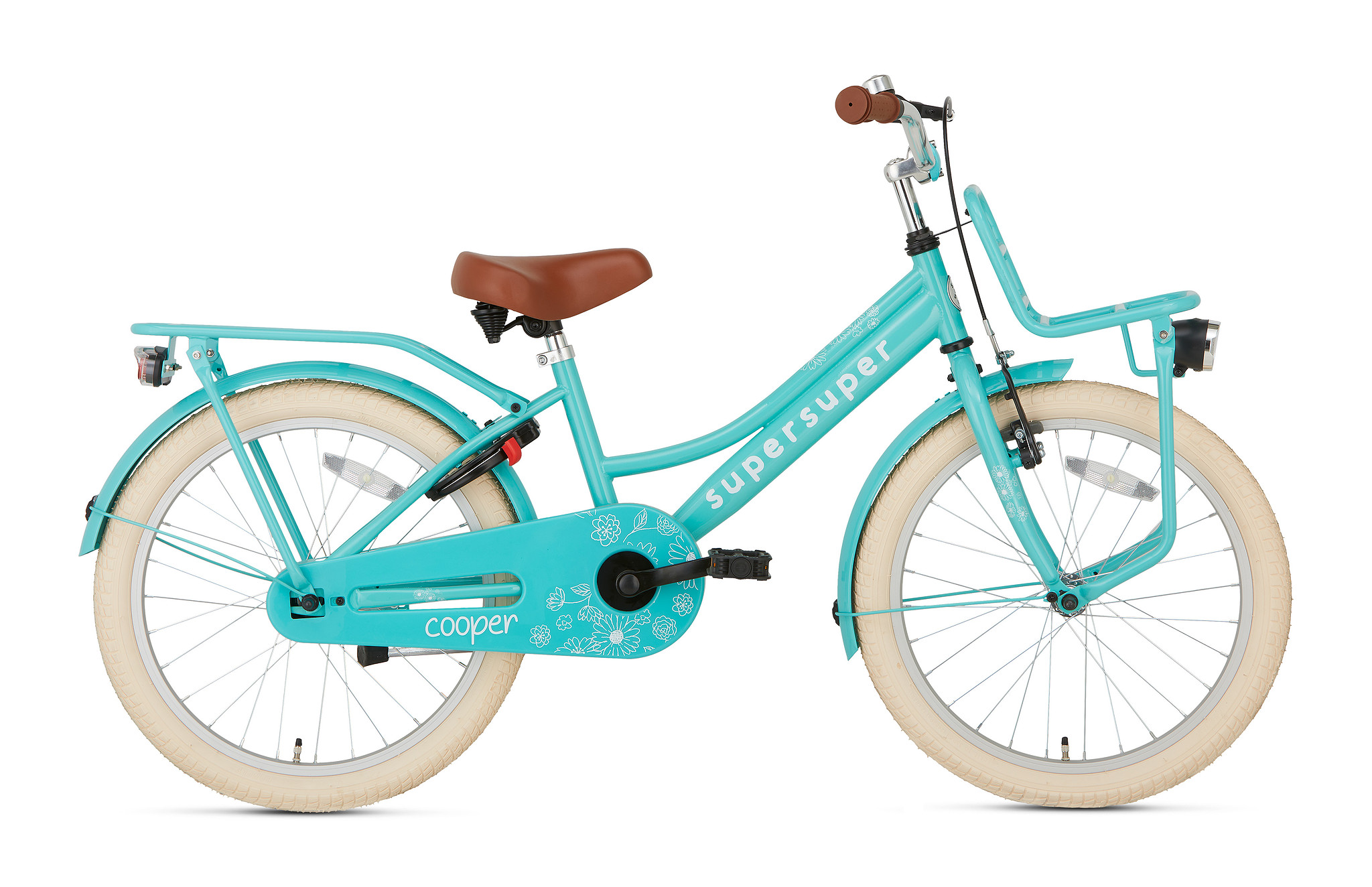 Supersuper Kinderfiets Cooper 20 inch Turquoise Turquoise