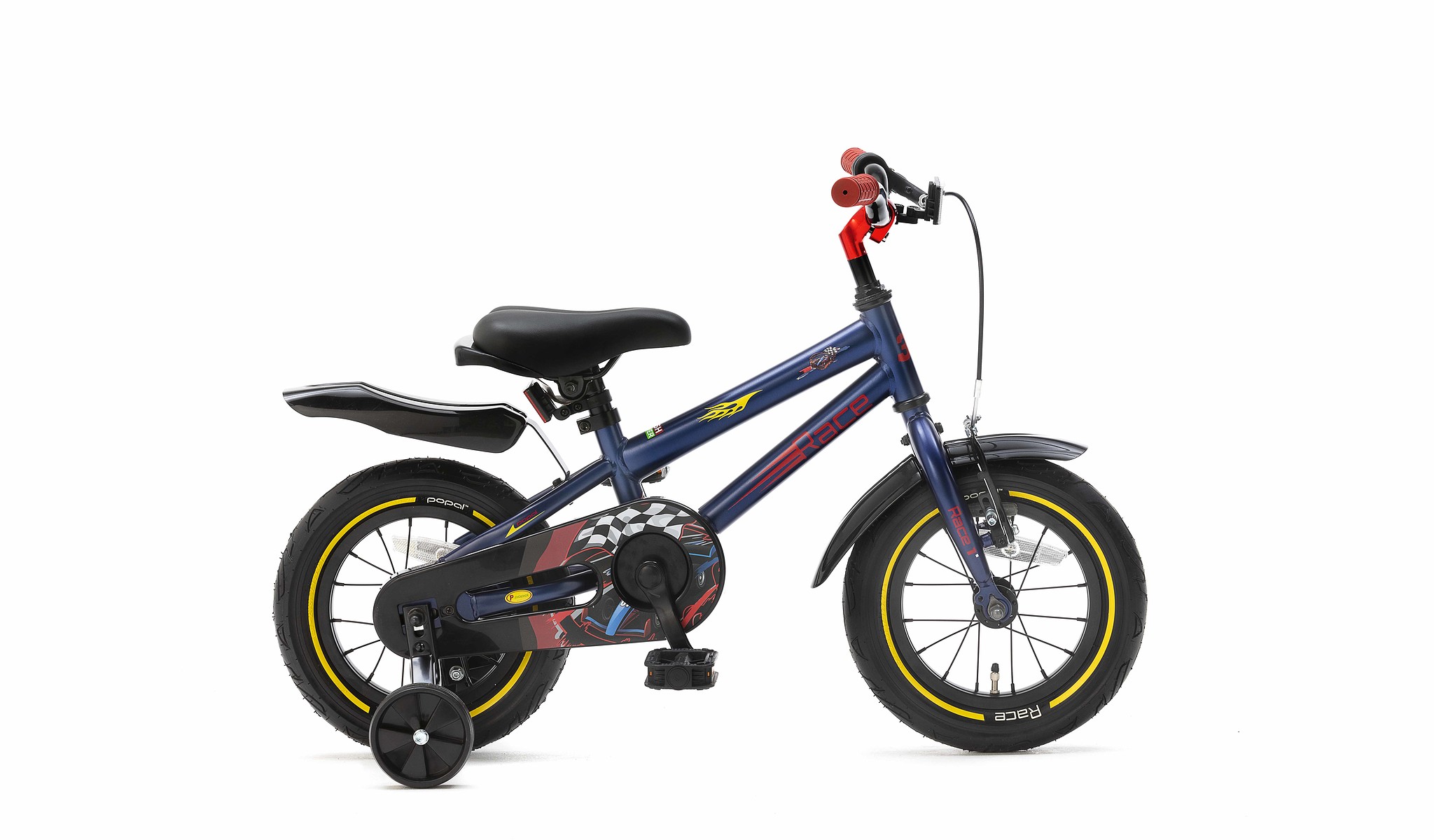 Popal Kinderfiets Race 12 inch Blauw Blauw