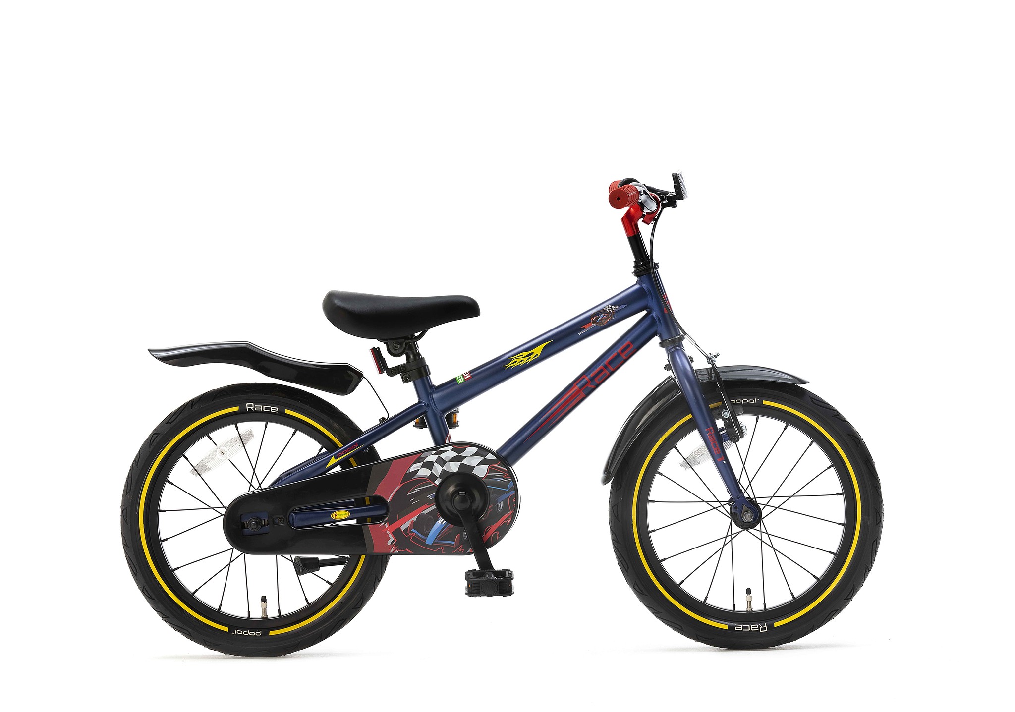 Popal Kinderfiets Race 16 inch Blauw Blauw