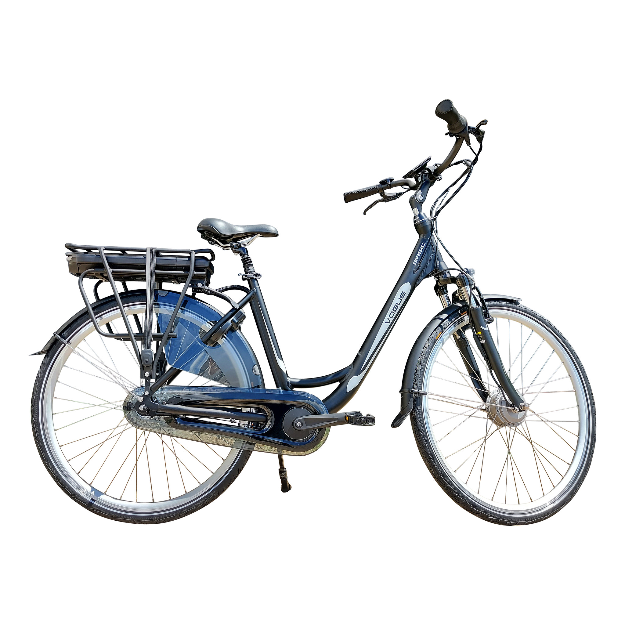 Vogue Elektrische fiets Basic N7 Dames 49 cm Mat zwart 468 Wh Mat zwart