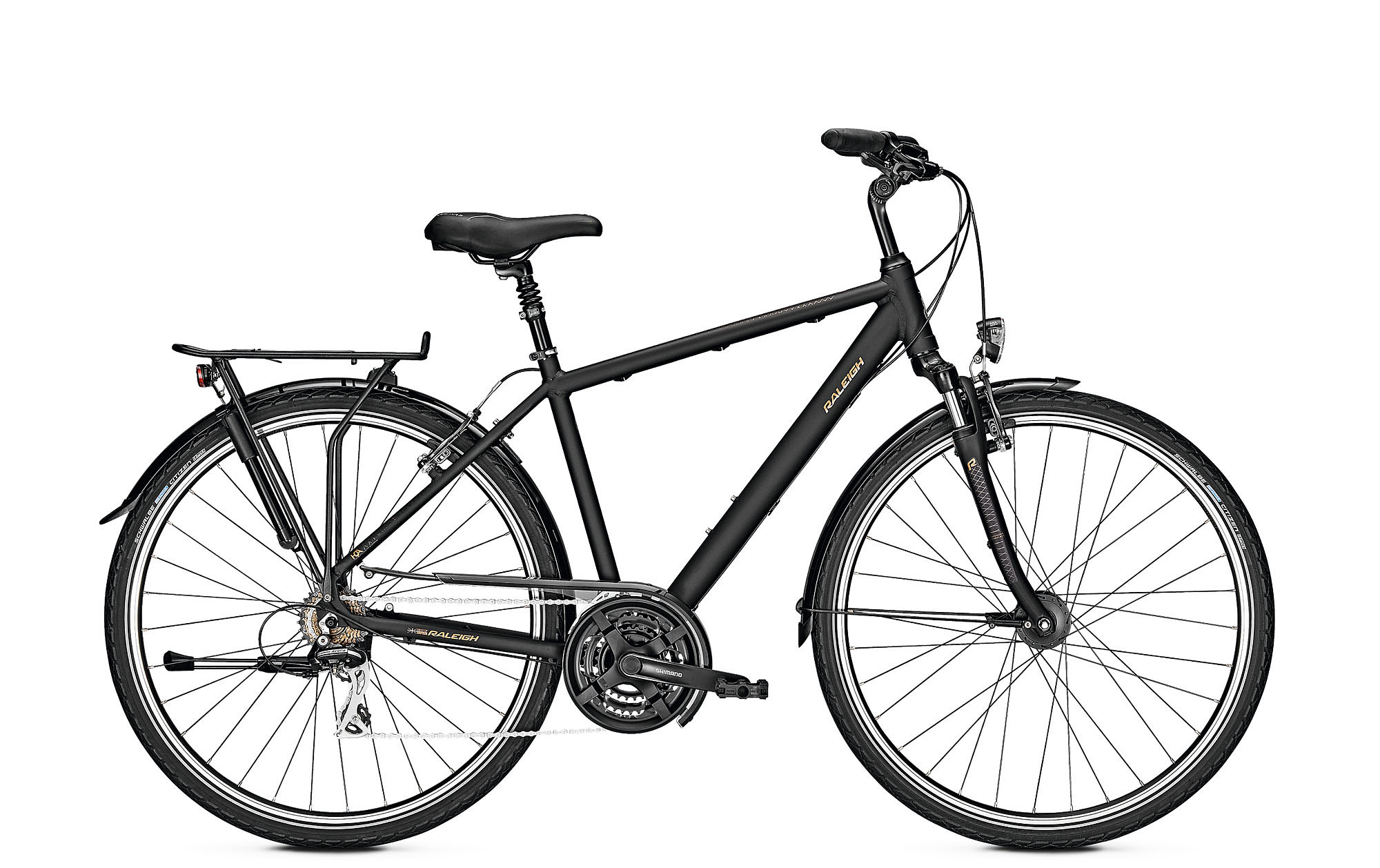 Raleigh Sportieve fiets Chester heren 50cm mat zwart Zwart