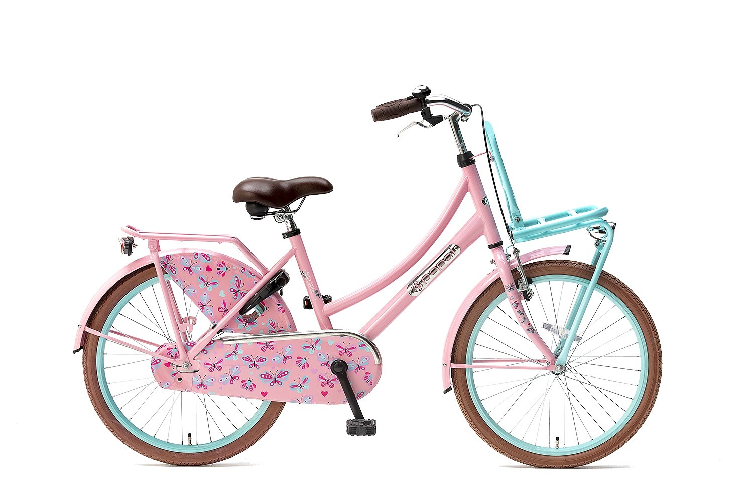 Popal Kinderfiets daily dutch basic 22 inch Roze  Roze