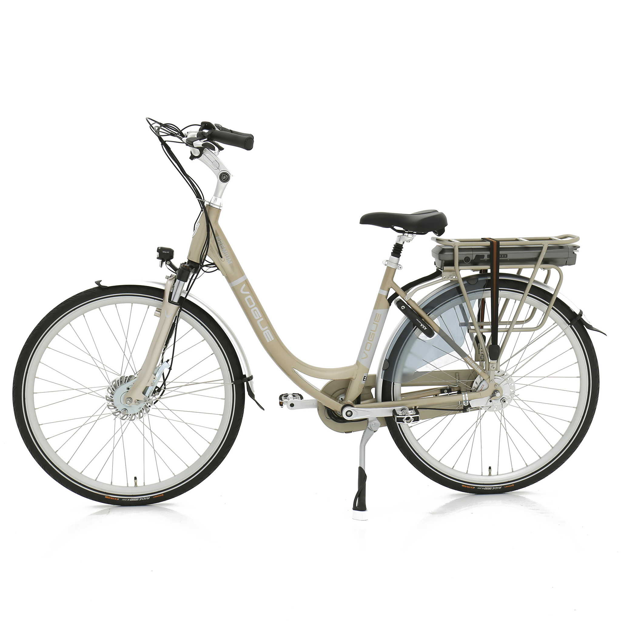 Vogue Elektrische fiets Premium Dames 53 cm Champagne 468 Wh Champagne