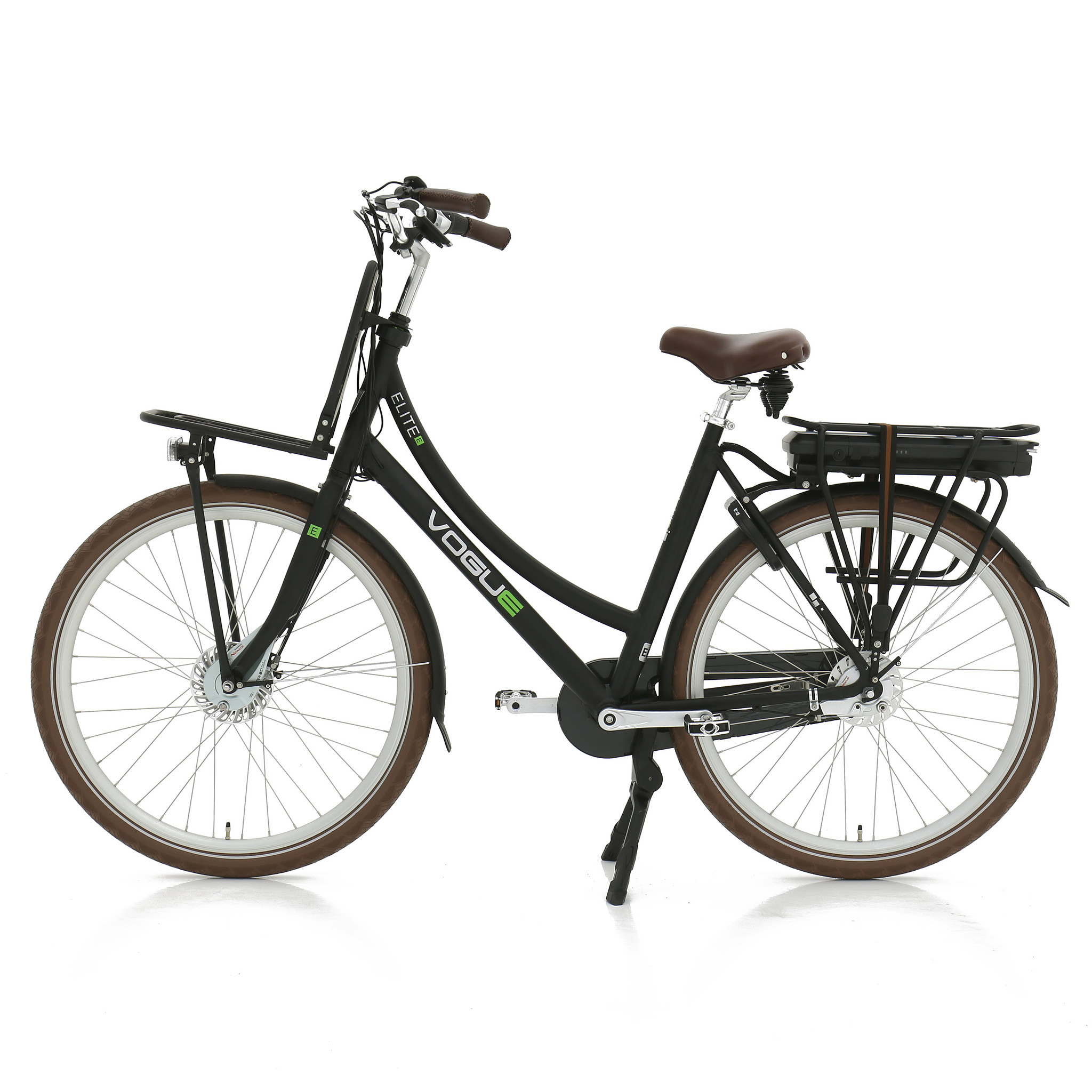Vogue Elektrische fiets Elite Plus Dames 57 cm Zwart 468 Wh Zwart