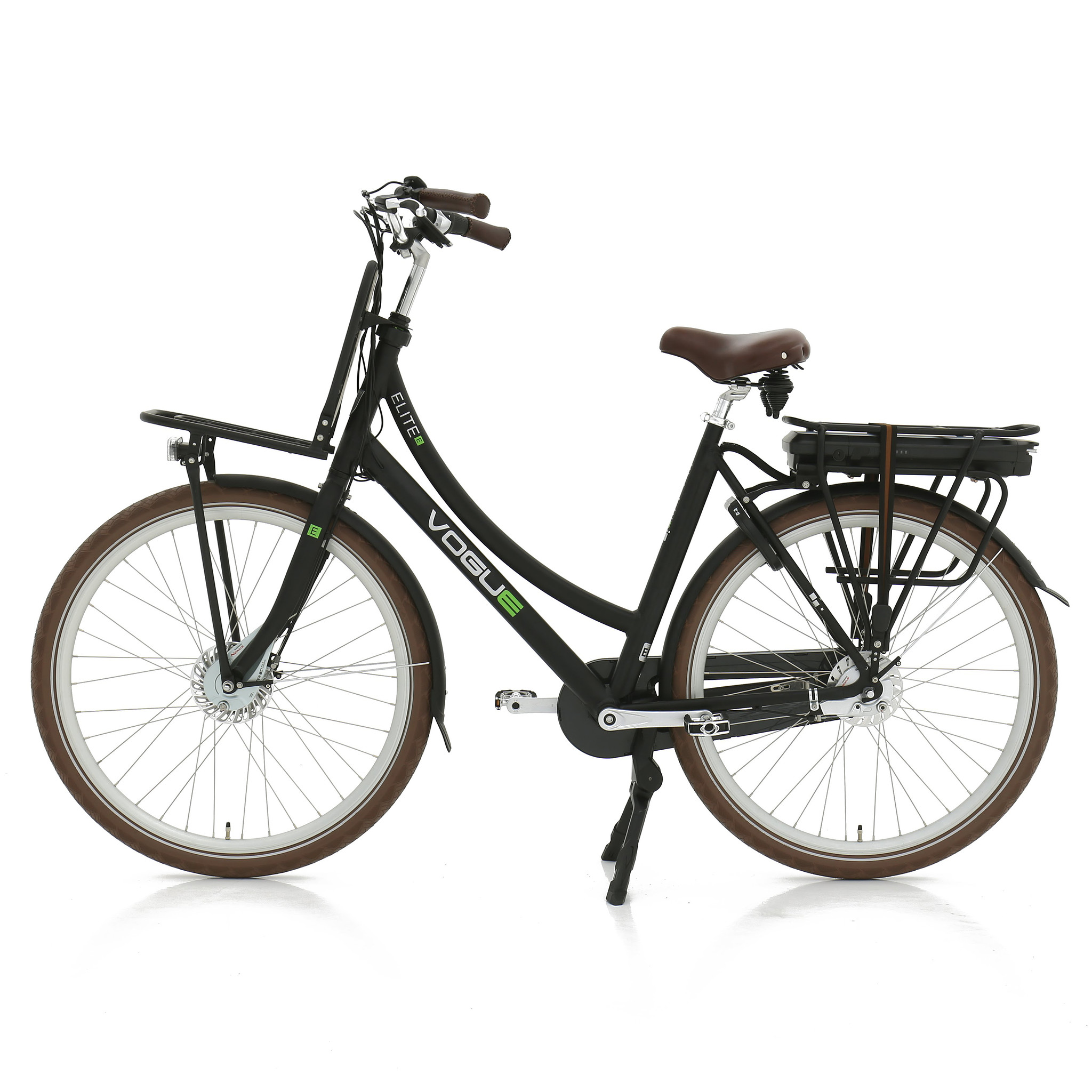 Vogue Elektrische fiets Elite Plus Dames 57 cm Zwart 468 Wh Zwart