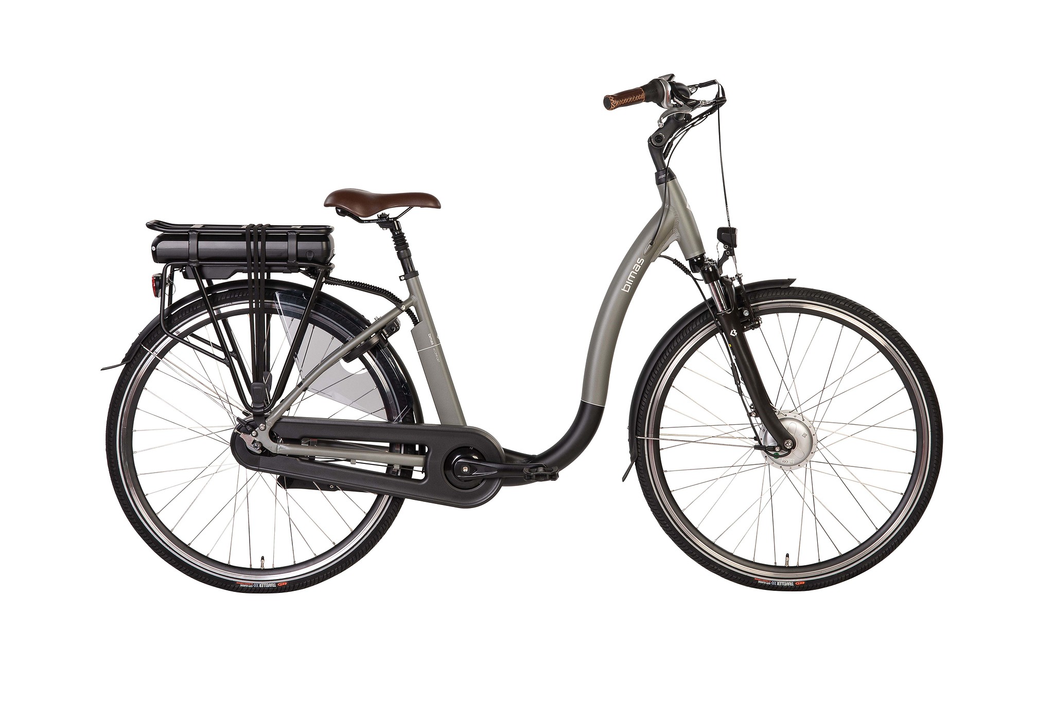 Bimas Elektrische fiets E-Comfort Dames 46 cm Grijs 450 Wh Grijs