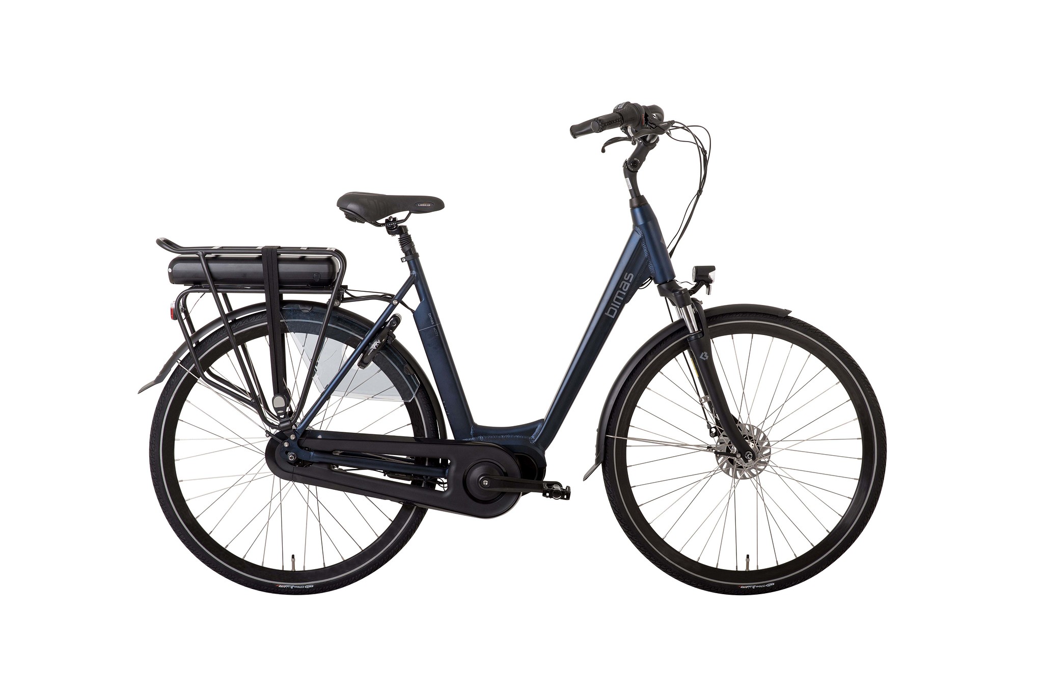 Bimas Elektrische fiets E-City 7.3 Dames 50 cm Donker blauw 540 Wh Donker blauw