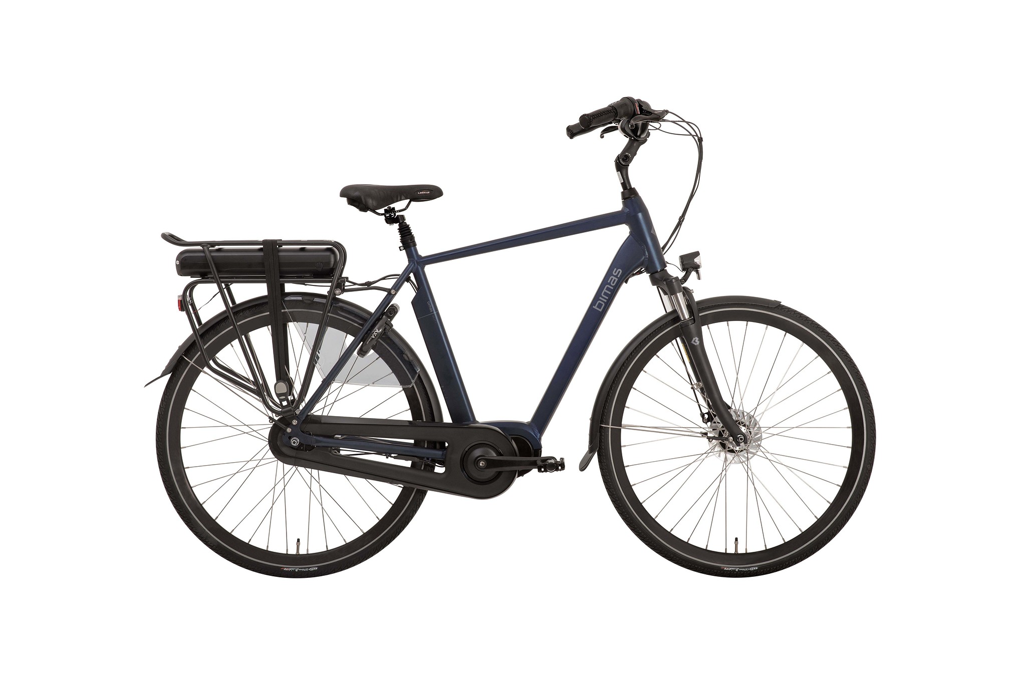 Bimas Elektrische fiets E-City 7.3 Heren 57 cm Donker blauw 540 Wh Donker blauw
