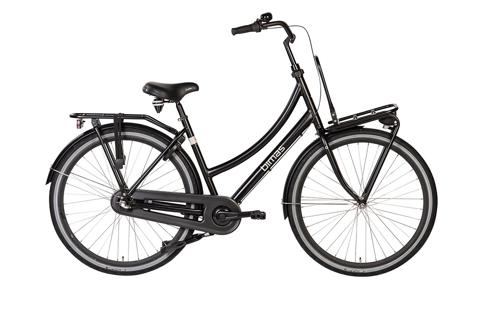 Bimas Transportfiets A-3.0 Dames 50 cm Mat zwart  Zwart