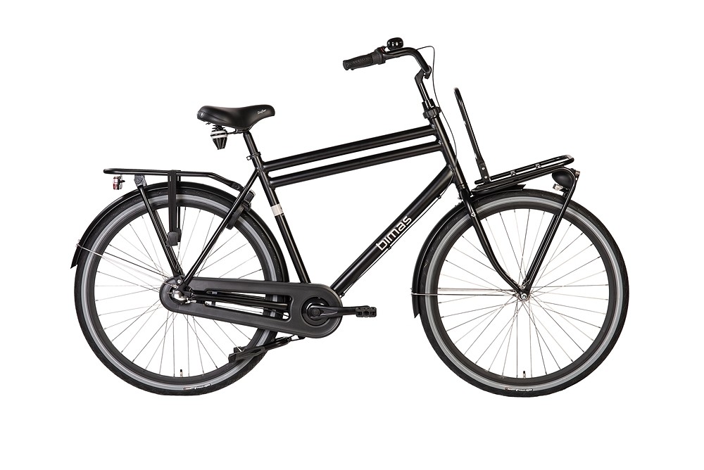 Bimas Transportfiets A-3.0 Heren 50 cm Mat zwart  Zwart