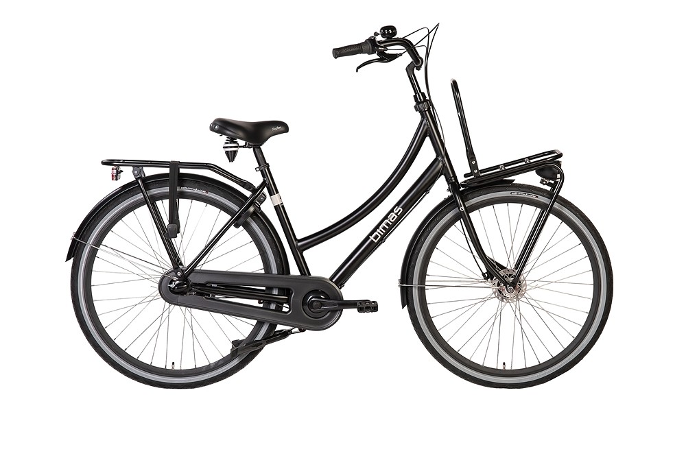 Bimas Transportfiets A-3.3 Dames 50 cm Mat zwart  Zwart