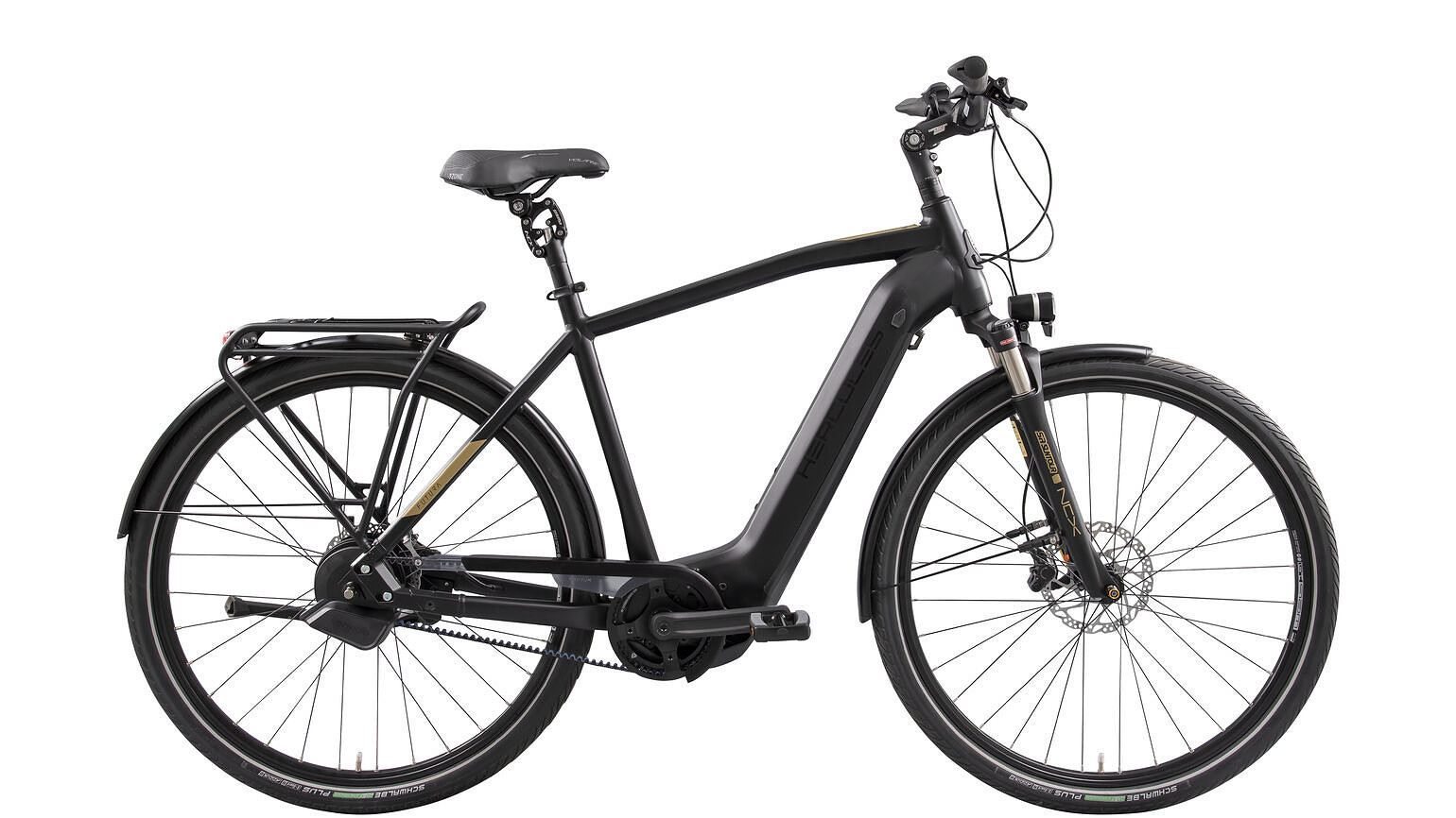 Hercules Elektrische stadsfiets Futura Pro I-F360+ Heren 53 cm Mat... Mat zwart