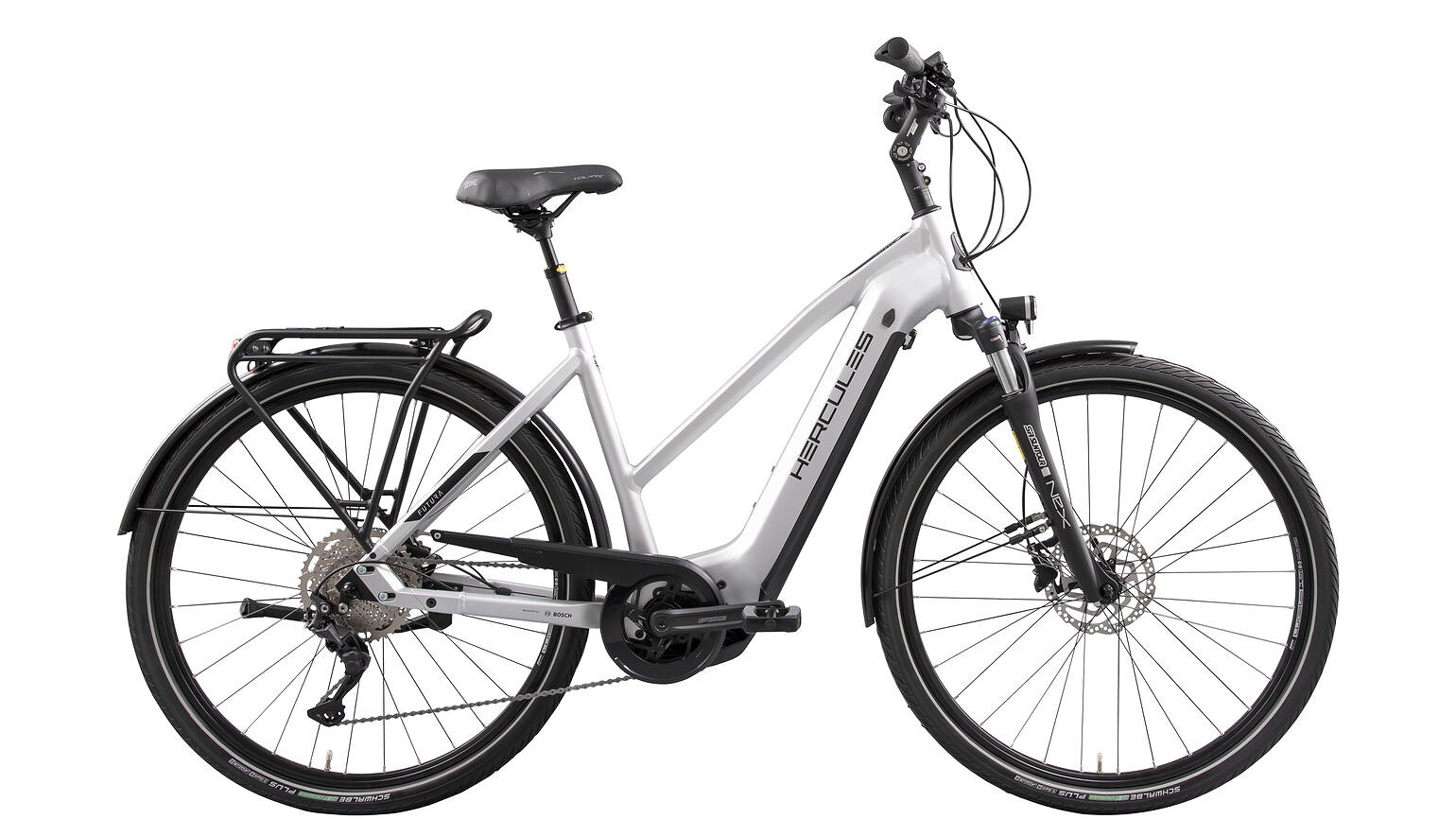 Hercules Elektrische stadsfiets Futura Sport I-10 Uni 45 cm Zilver... Zilver