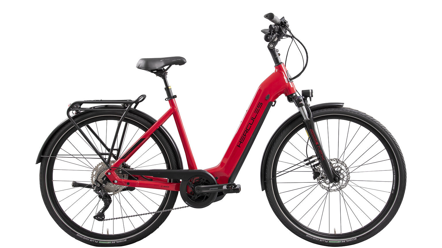 Hercules Elektrische stadsfiets Futura Sport I-10 Dames 45 cm Rood... Rood