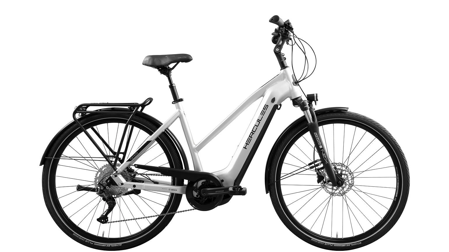 Hercules Elektrische stadsfiets Futura Sport I-10 Uni 49 cm Zilver... Zilver