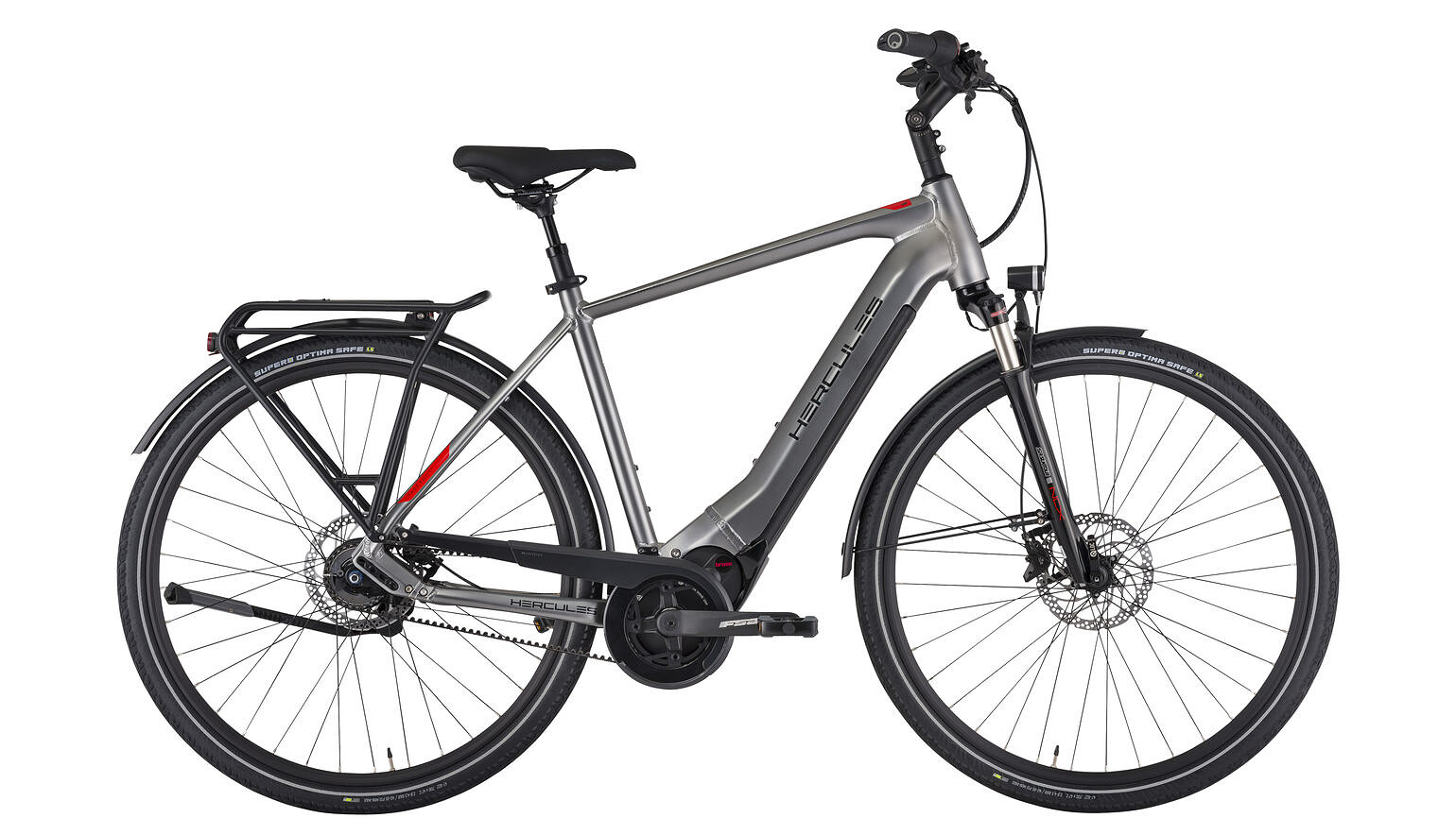 Hercules Elektrische stadsfiets Pasero Comp I-F5 Heren 58 cm Zwart... Zwart