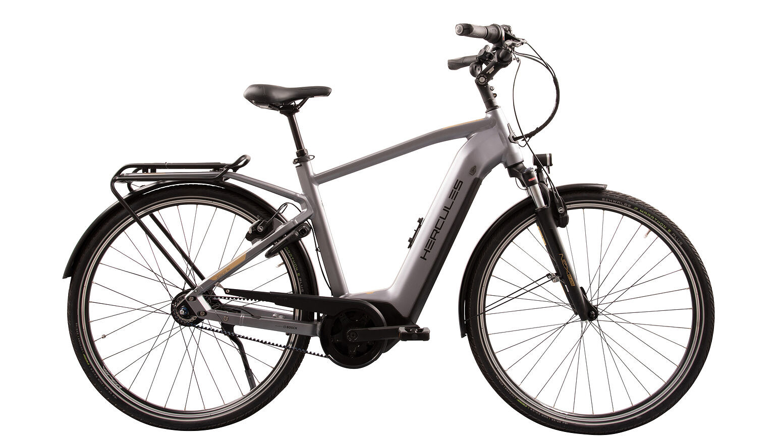 Hercules Elektrische stadsfiets Robert/a Pro I-R8 Heren 61 cm... Grijs