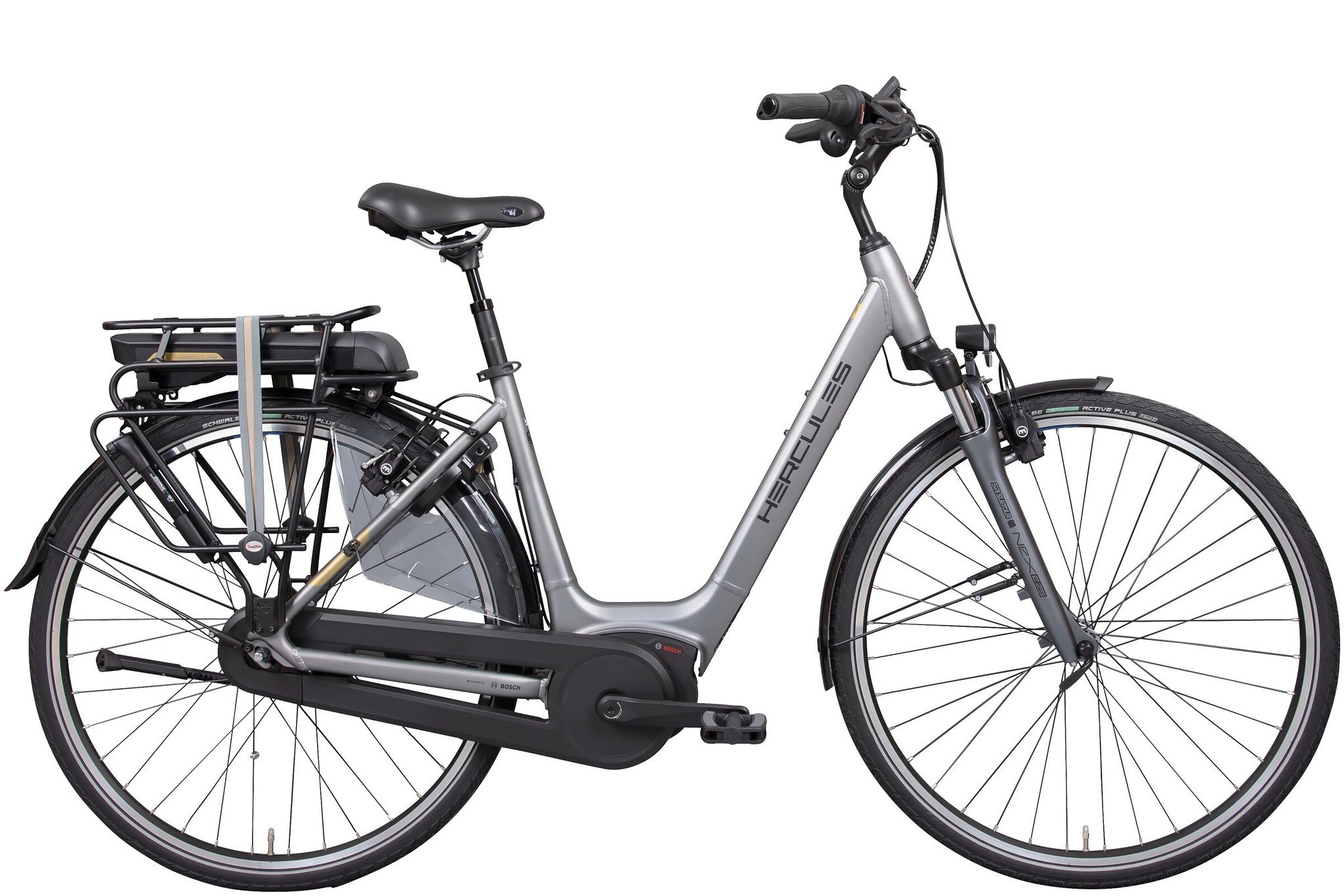 Hercules Elektrische stadsfiets Montfoort F7 Dames 55 cm Antraciet... Grijs