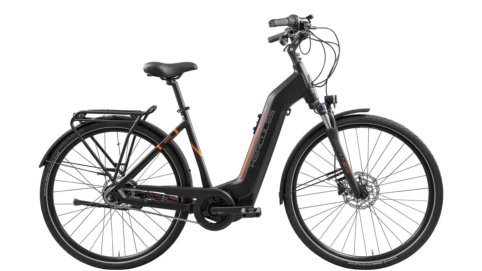 Hercules Elektrische stadsfiets Intero I-R8 Dames 57 cm Mat zwart... Mat zwart