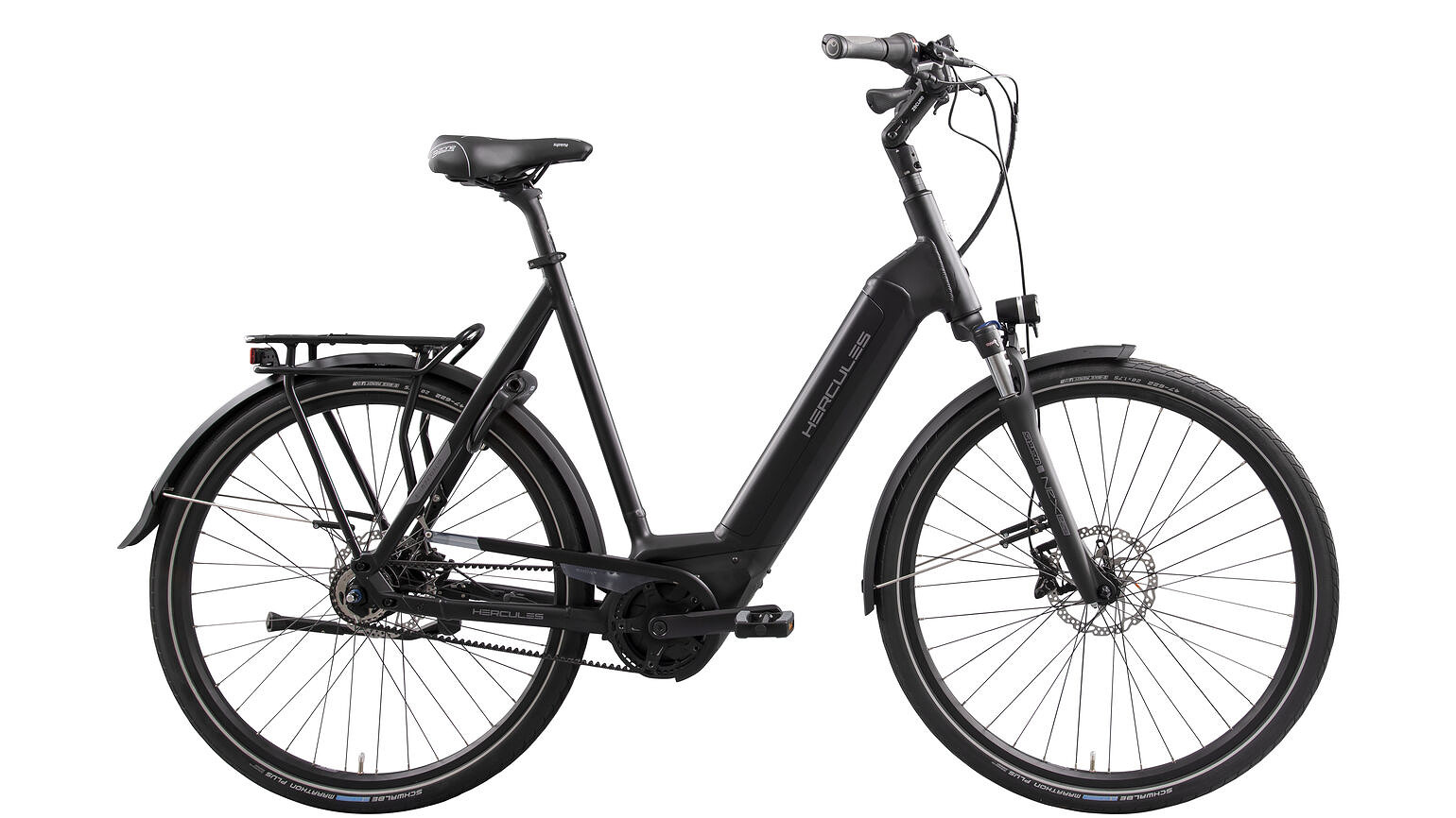 Hercules Elektrische stadsfiets E-Imperial I-F5 Dames 49 cm Mat... Mat zwart