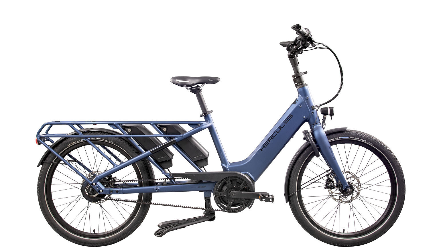 Hercules Elektrische bakfiets Rob Gezin F360 45 cm Donker blauw... Blauw