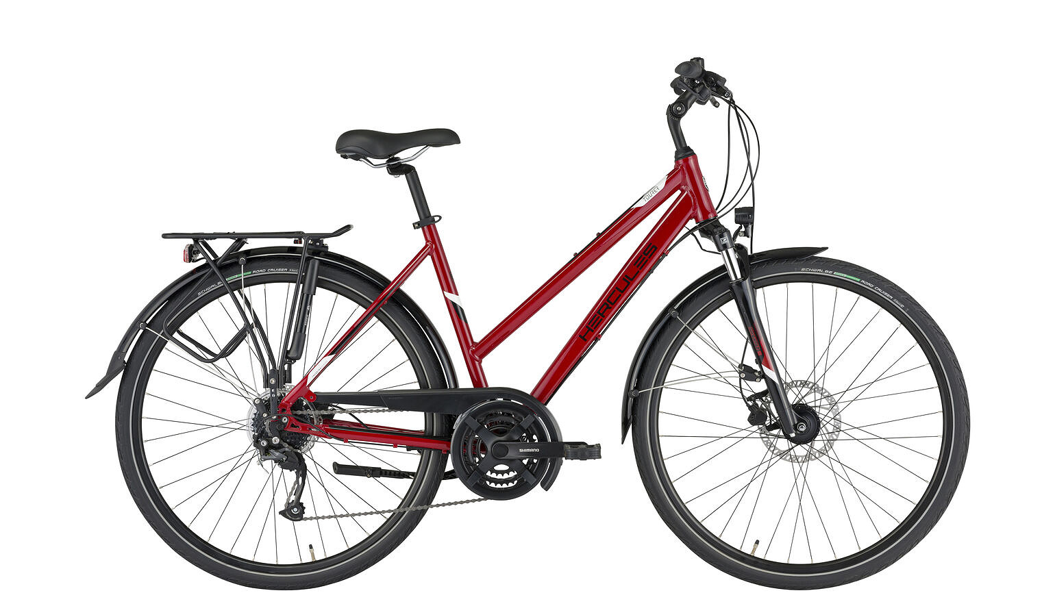 Hercules Sportieve fiets Sport Tourer Uni 46 cm Rood Rood