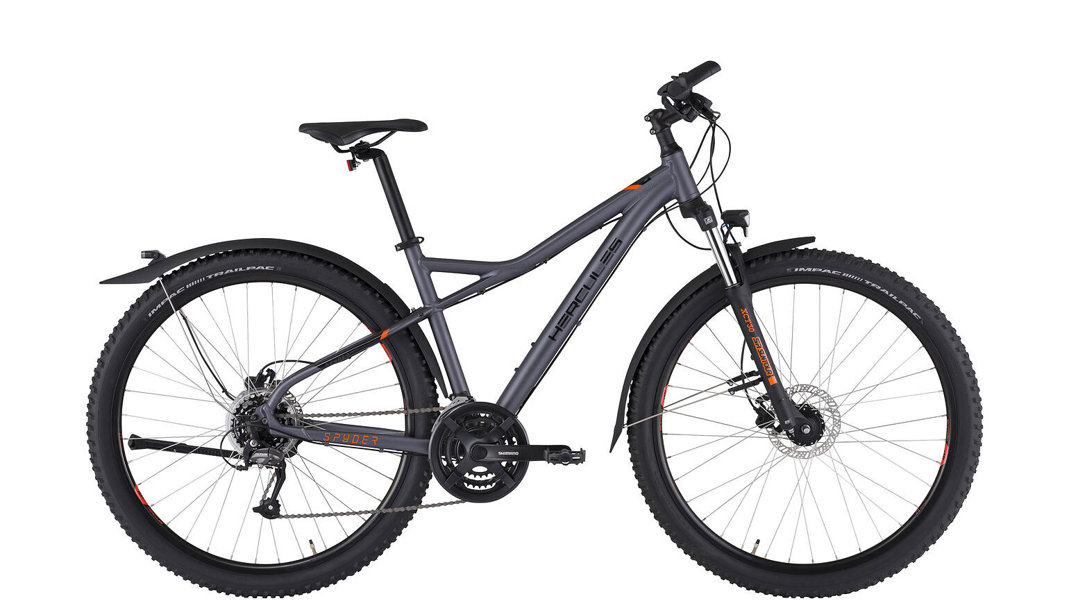 Hercules Spyder sport 29 inch Antraciet 41 cm Grijs