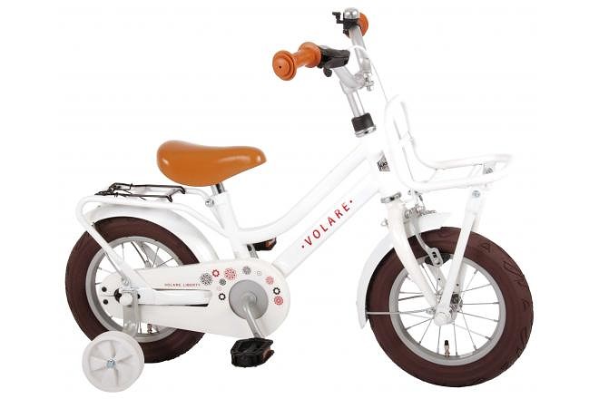 Volare Kinderfiets Liberty 12 inch Wit Wit