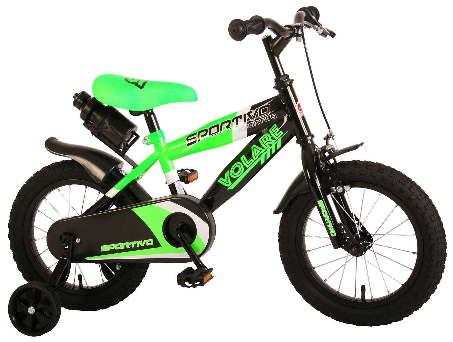 Volare Kinderfiets Sportivo 14 inch Groen Groen