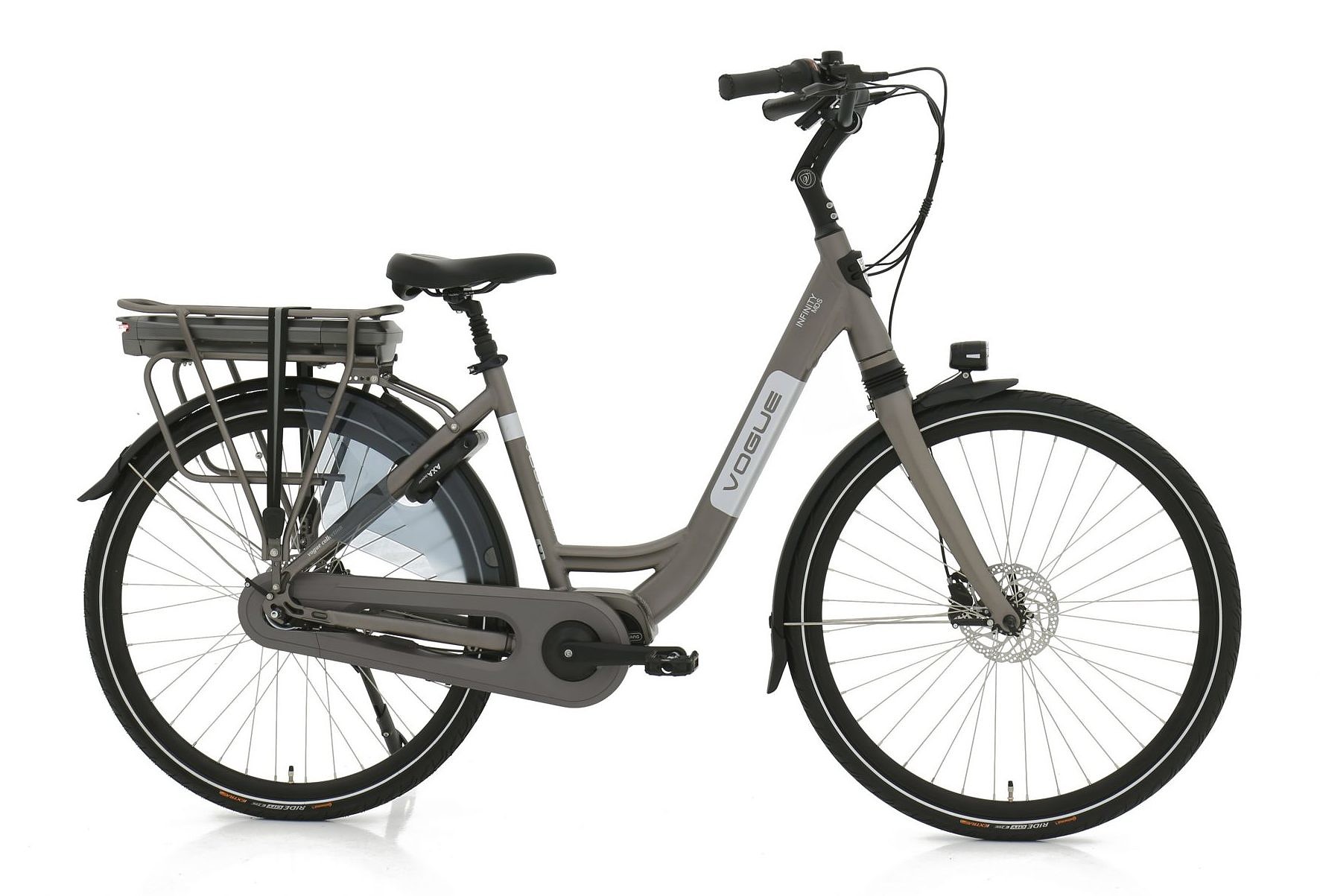 Vogue Elektrische fiets Infinity MDS Dames 48 cm Mat grijs 468 Wh Mat grijs