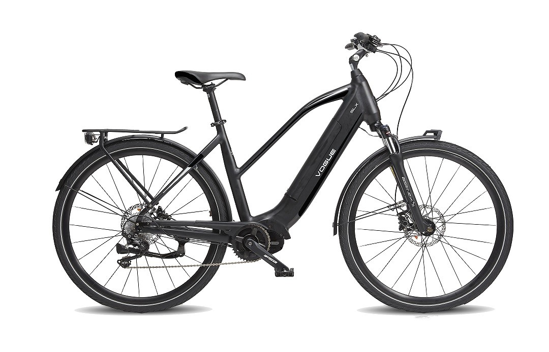 Vogue Elektrische fiets SLX Dames 51 cm Mat zwart 468 Wh Mat zwart