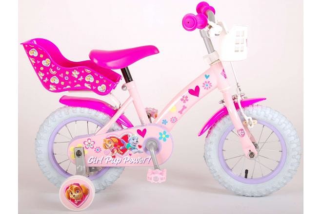 Kinderfiets Paw Patrol 12 inch Roze Roze