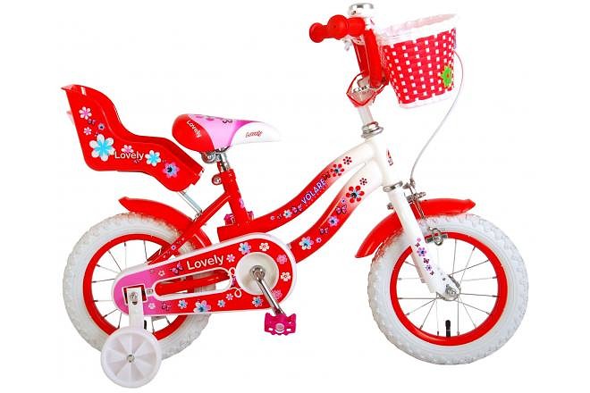 Volare Kinderfiets Lovely 12 inch Rood Rood