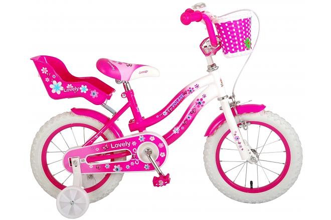 Volare Kinderfiets Lovely 14 inch Roze Roze