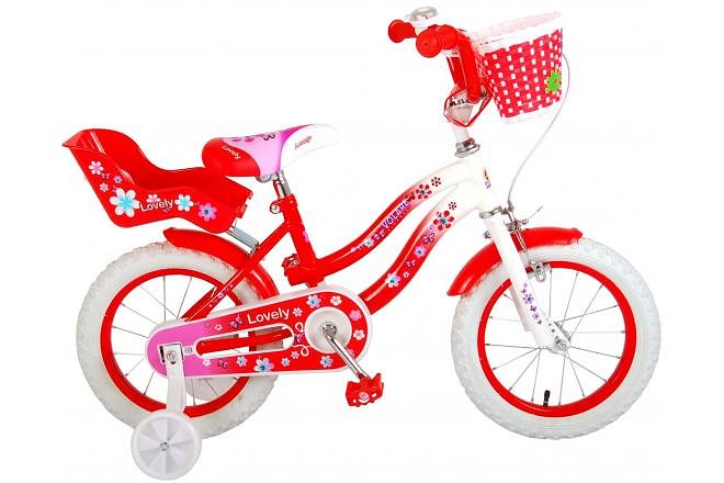 Volare Kinderfiets Lovely 14 inch Rood Rood