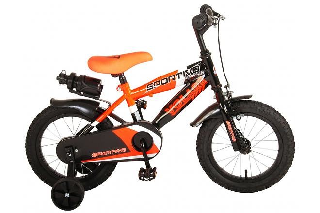 Volare Kinderfiets Sportivo 14 inch Neon oranje Neon oranje